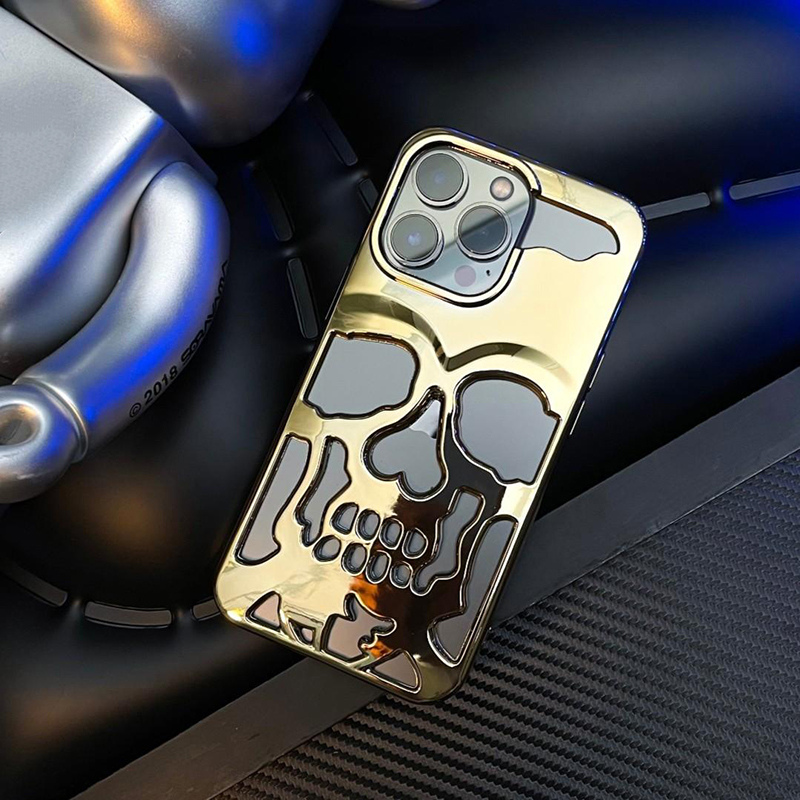 Case para iPhone Caveira 3D - Capa Protetora em Estilo Único