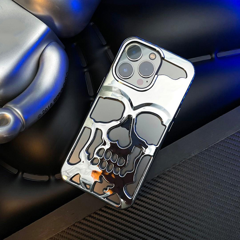 Case para iPhone Caveira 3D - Capa Protetora em Estilo Único