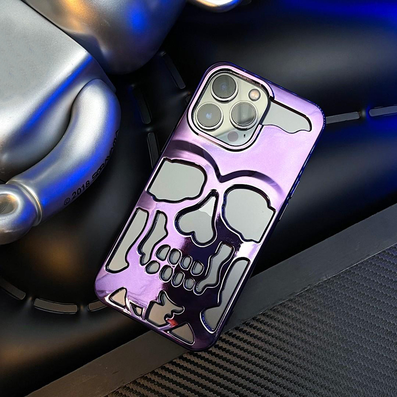 Case para iPhone Caveira 3D - Capa Protetora em Estilo Único