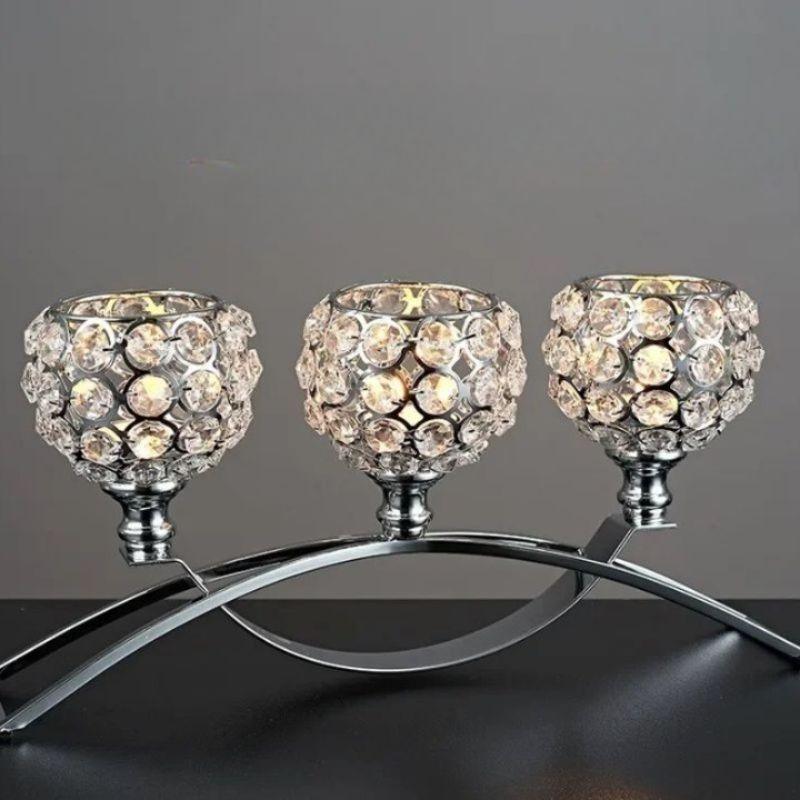 Castiçal Decorativo de Lume para Iluminação Elegante
