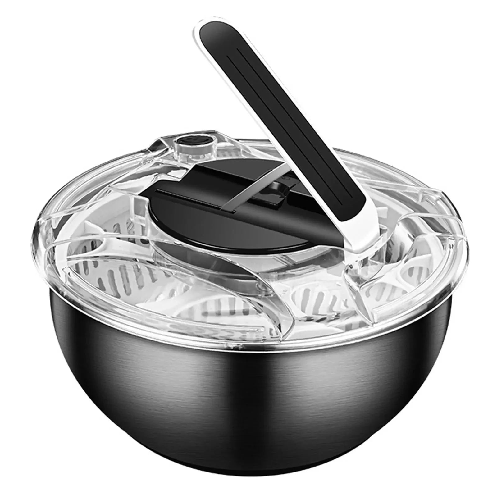 Centífuga de Salada com Bowl em Aço Inoxidável - Eficiente e Durável