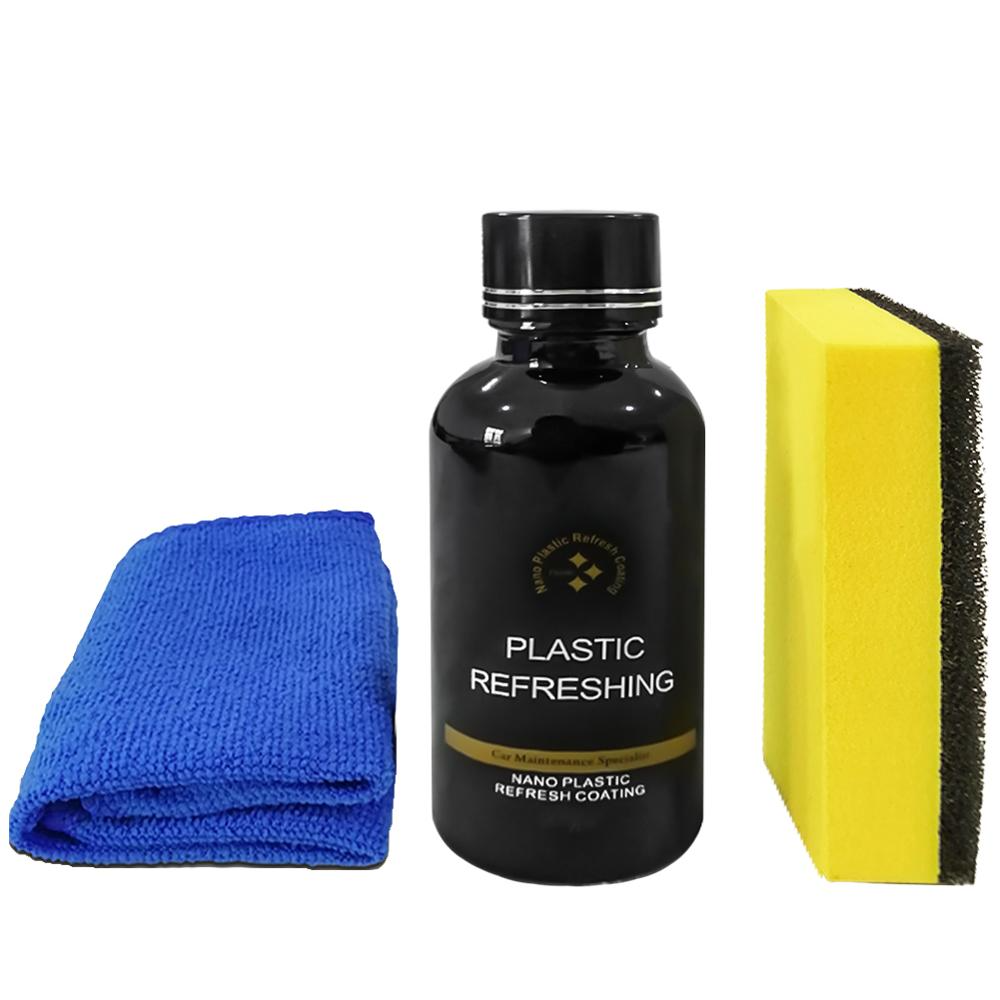 Cera Revitalizadora NanoPlastic - Kit Completo para Restauração de Plásticos, Borrachas e Couros