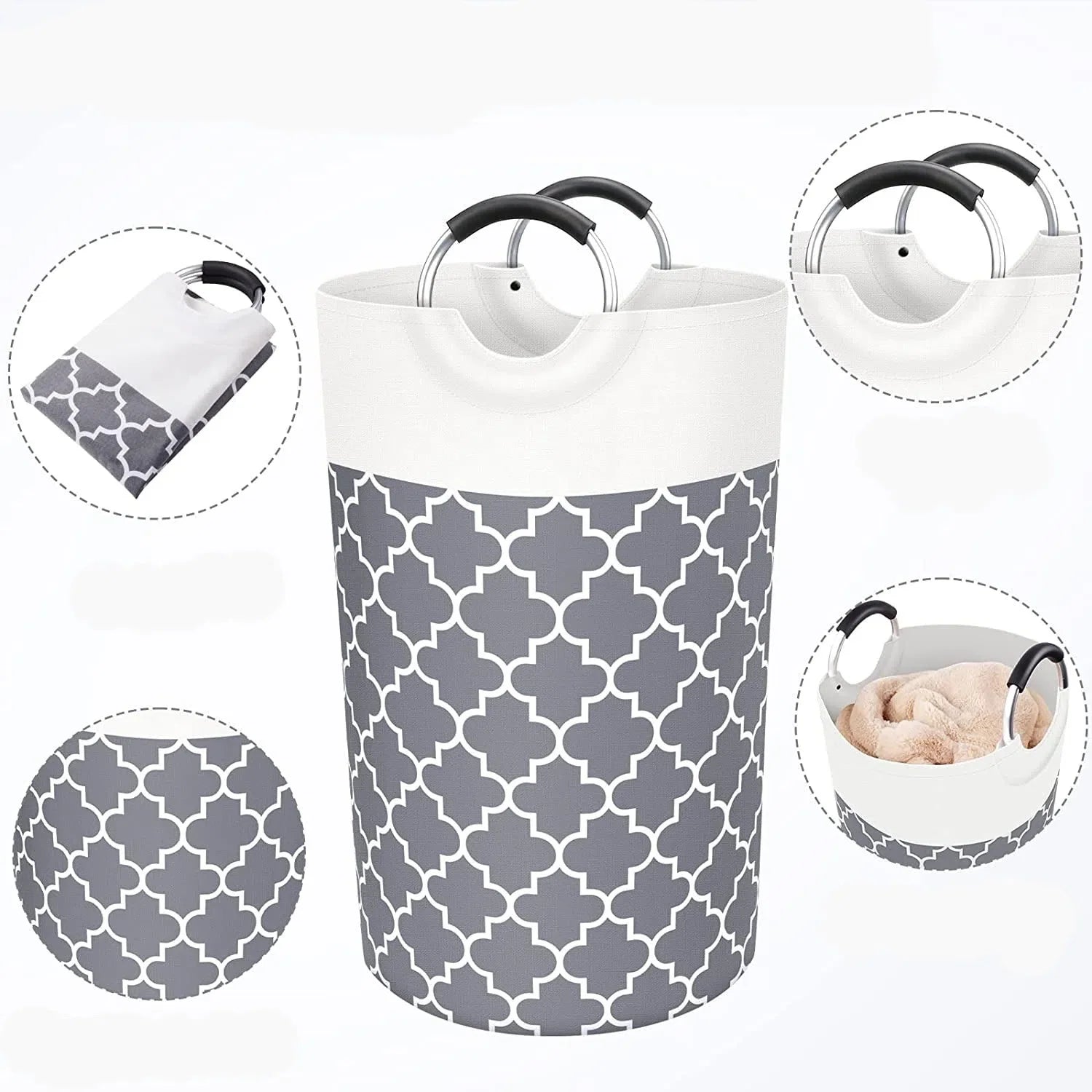 Cesto Organizador Dobrável para Casa - Armazenamento Prático e Funcional