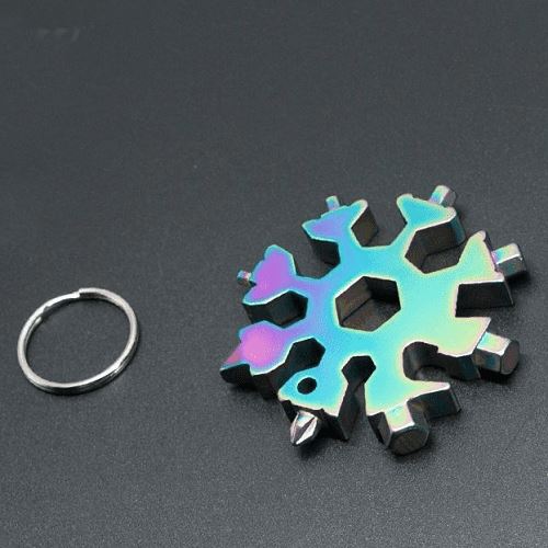 Chave Emergencial Multifuncional de Aço Inoxidável - 18 em 1