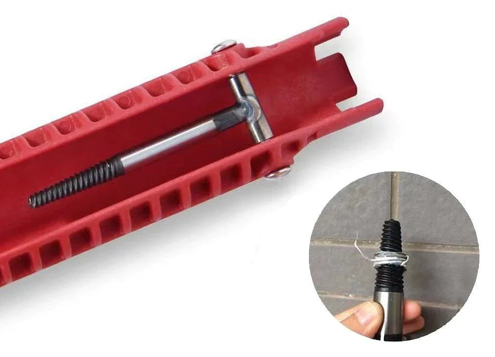 Chave de Encanamento Multifuncional 8 em 1 para Reparos e Manutenção