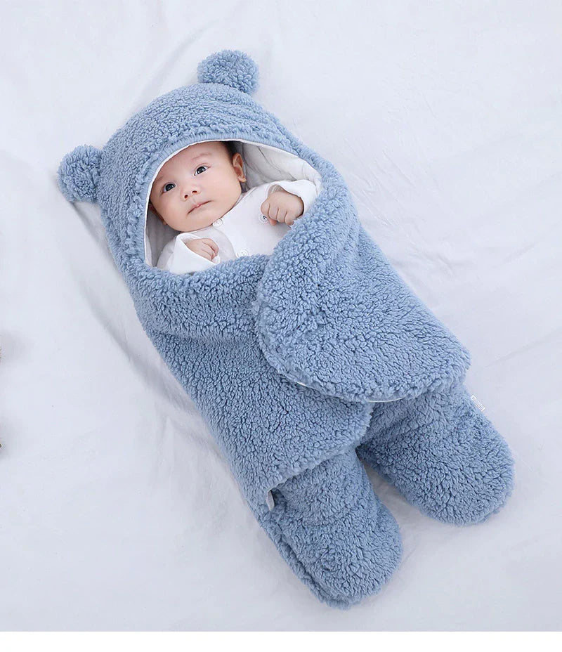Cobertor de Ursinho para Bebê - Seguro, Confortável e Ideal para Dormir