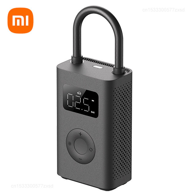 Mini Compressor de Ar Elétrico Portátil Xiaomi Encher e Calibrar Pneu