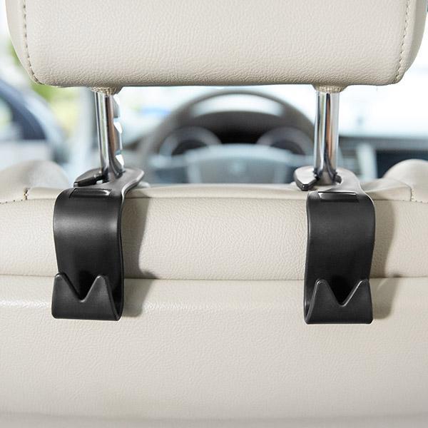 Conjunto de 4 Ganchos para Fixação de Bancos Traseiros de Veículos - Suporte para Carro