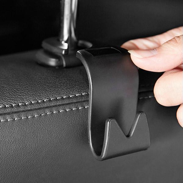 Conjunto de 4 Ganchos para Fixação de Bancos Traseiros de Veículos - Suporte para Carro