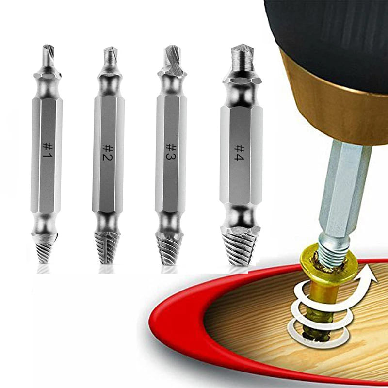 Conjunto de 5 Brocas Extratoras de Parafuso Ultra Resistente