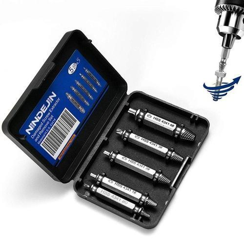 Conjunto de 5 Brocas Extratoras de Parafuso Ultra Resistente