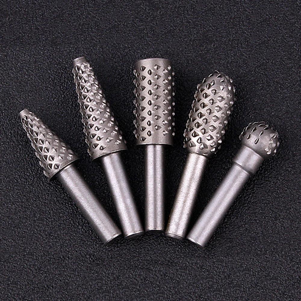 Conjunto de 5 Brocas Rotativas para Perfuração e Acabamento