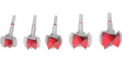 Conjunto de 5 Brocas de Aço para Perfuração em Madeira - Ferramentas de Madeira