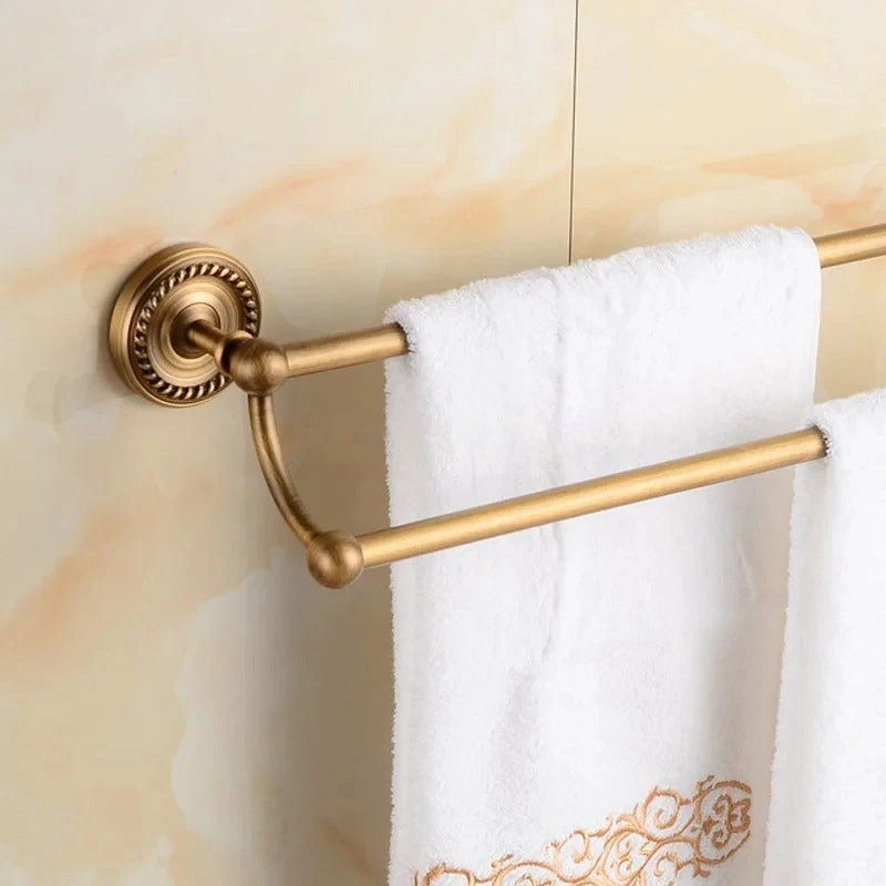 Conjunto de Acessórios de Banheiro Vintage - Decoração Clássica e Elegante