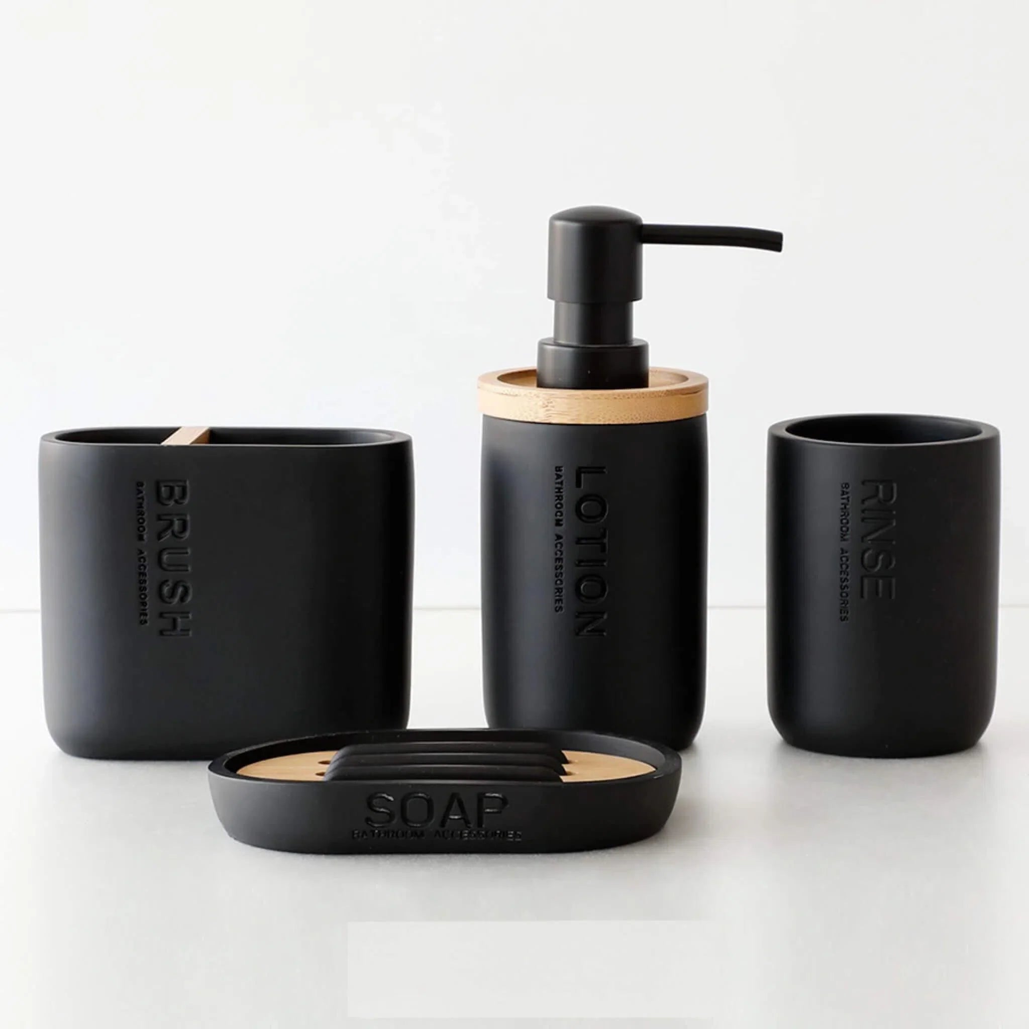 Conjunto de Acessórios para Banheiro - Conjunto Completo para Decoração de Banheiro