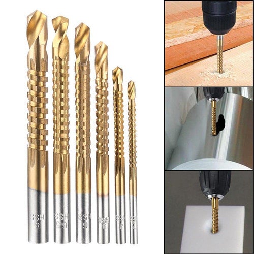 Conjunto de Brocas Diamante 6 Peças - Acessórios para Perfuração de Precisão