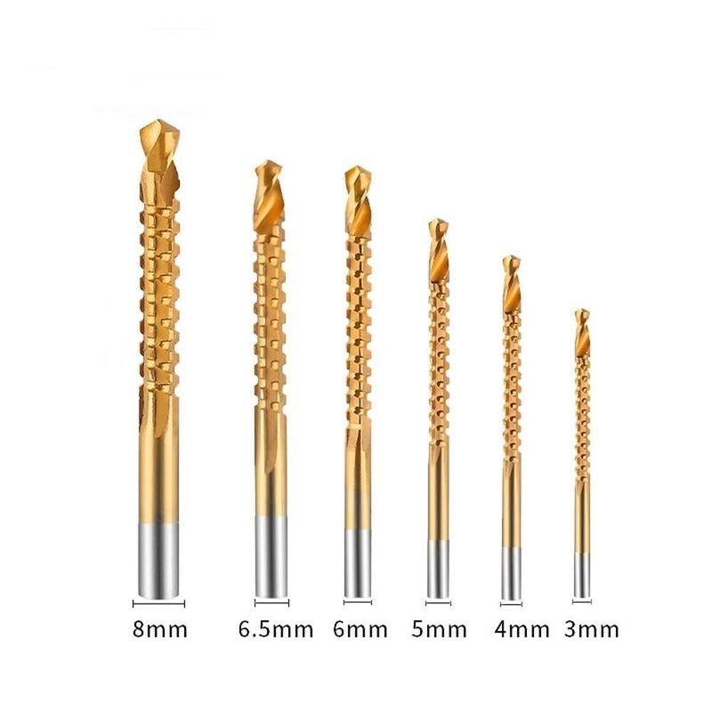 Conjunto de Brocas Diamante 6 Peças - Acessórios para Perfuração de Precisão