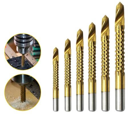 Conjunto de Brocas Diamante 6 Peças - Acessórios para Perfuração de Precisão