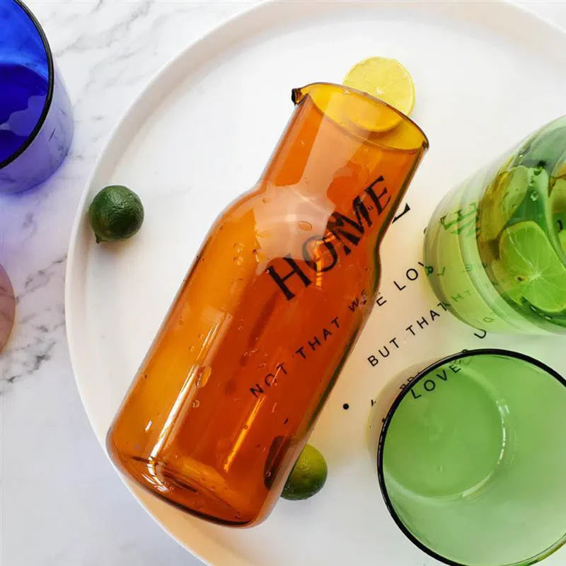 Conjunto de Jarra e Copo de Moringa - Coleção Arco-Íris