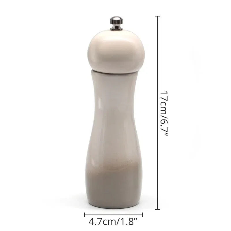 Conjunto de Moedores de Sal e Pimenta de Cerâmica - Acessório de Cozinha Prático e Elegante