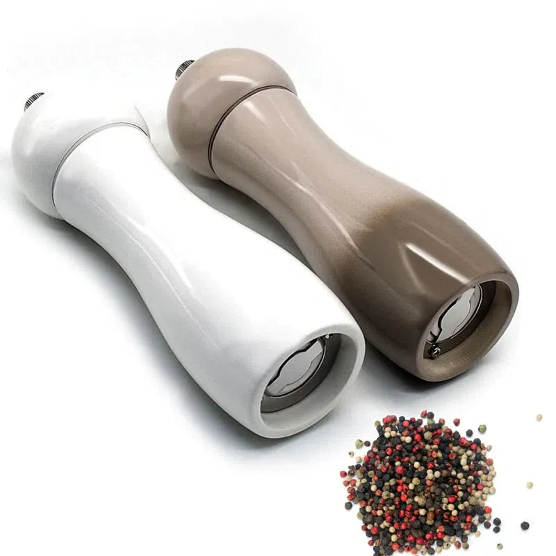 Conjunto de Moedores de Sal e Pimenta de Cerâmica - Acessório de Cozinha Prático e Elegante