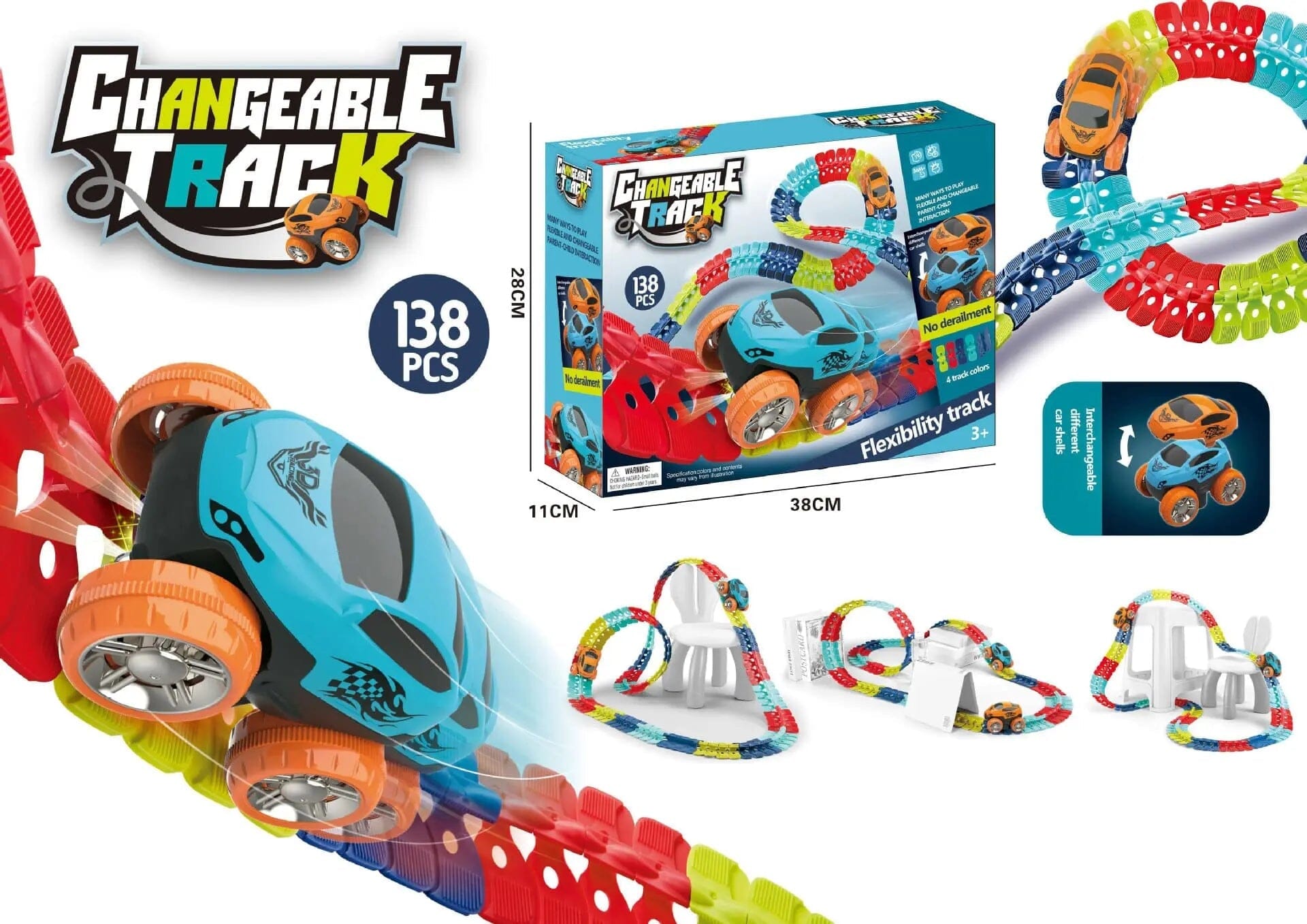 Pista De Carrinhos Corrida Brinquedo Infantil Presente para Menino