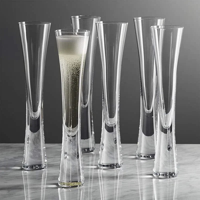 Conjunto de Taças Tulipa em Vidro - 2 Peças para Servir Bebidas
