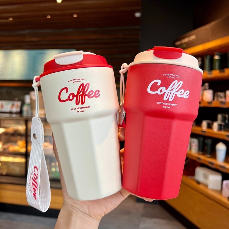 Copo Térmico Premium com Tampa BPA Free - Ideal para Bebidas Quentes e Frias