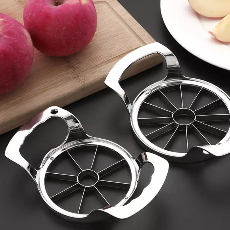 Cortador de Frutas em Fatias Inox - Utensílio de Cozinha para Fatiar Frutas