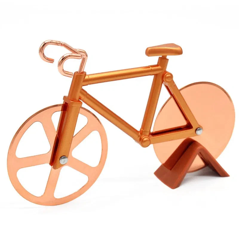 Cortador de Pizza en Forma de Bicicleta - Utensilio de Cocina Divertido y Práctico