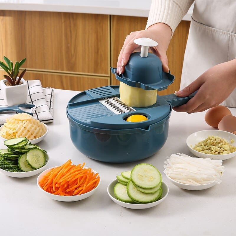 Cortador e Ralador Multifuncional de Legumes para Cozinha