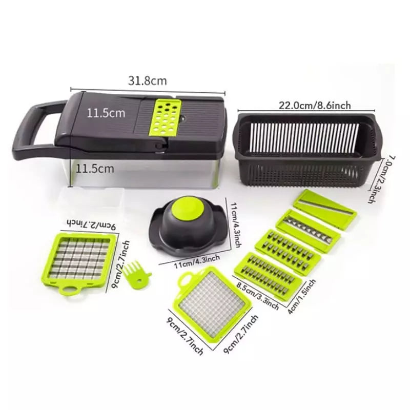 Cortador e Ralador de Legumes Multiuso - Utensílio de Cozinha Prático e Eficiente