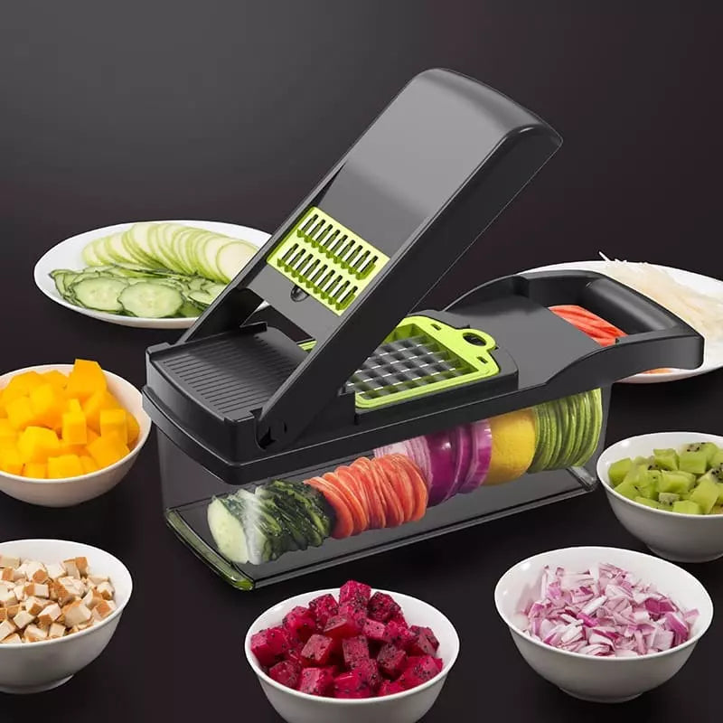 Cortador e Ralador de Legumes Multiuso - Utensílio de Cozinha Prático e Eficiente