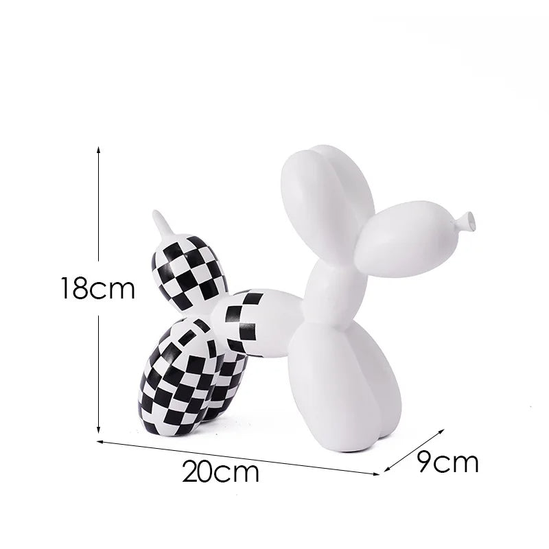 Decoração Criativa em Formato de Cão de Balão - Artigo de Decoração Exclusivo