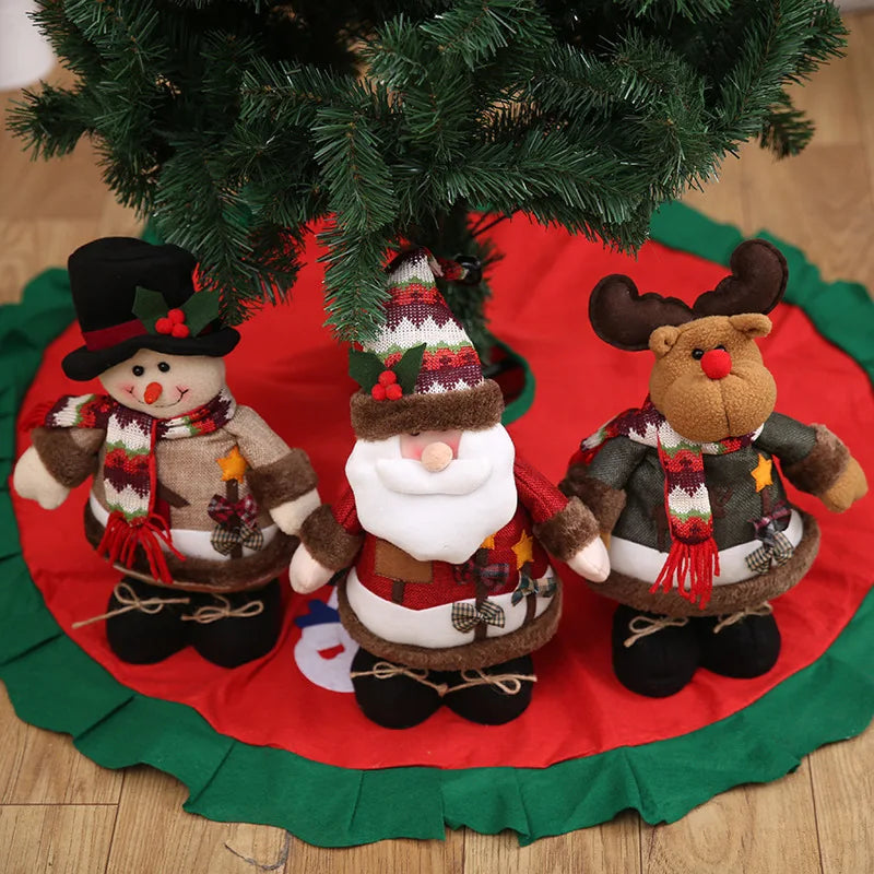 Decoração Natalina: Boneco Papai Noel com Elfos - Enfeites Festivos para sua Casa