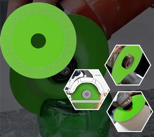 Disco de Corte Diamantado Multiuso para Pisos, Porcelanato e Vidros - Alta Durabilidade