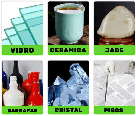 Disco de Corte Diamantado Multiuso para Pisos, Porcelanato e Vidros - Alta Durabilidade