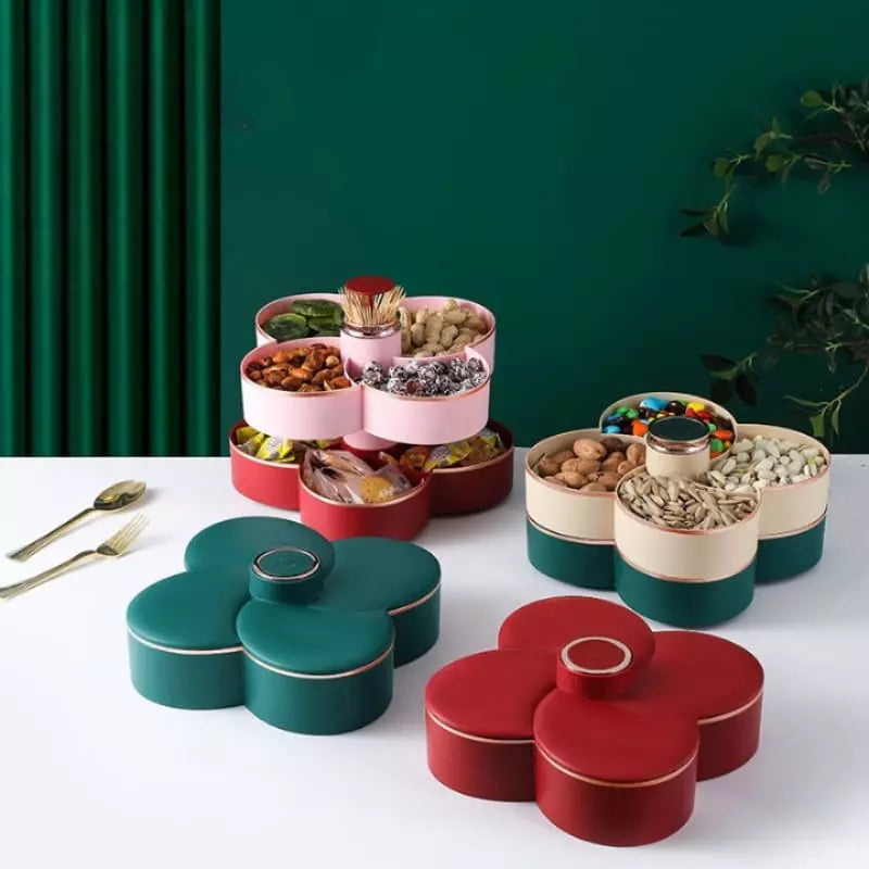 Dispenser Organizador Giratório para Alimentos, Doces e Frutas