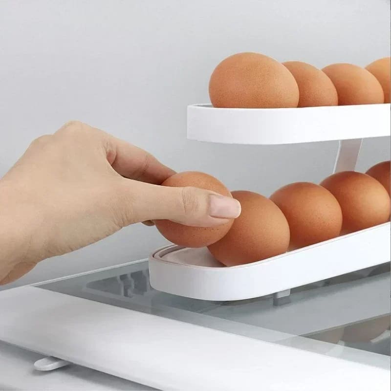 Dispenser Organizador de Geladeira para Ovos - Prático e Funcional