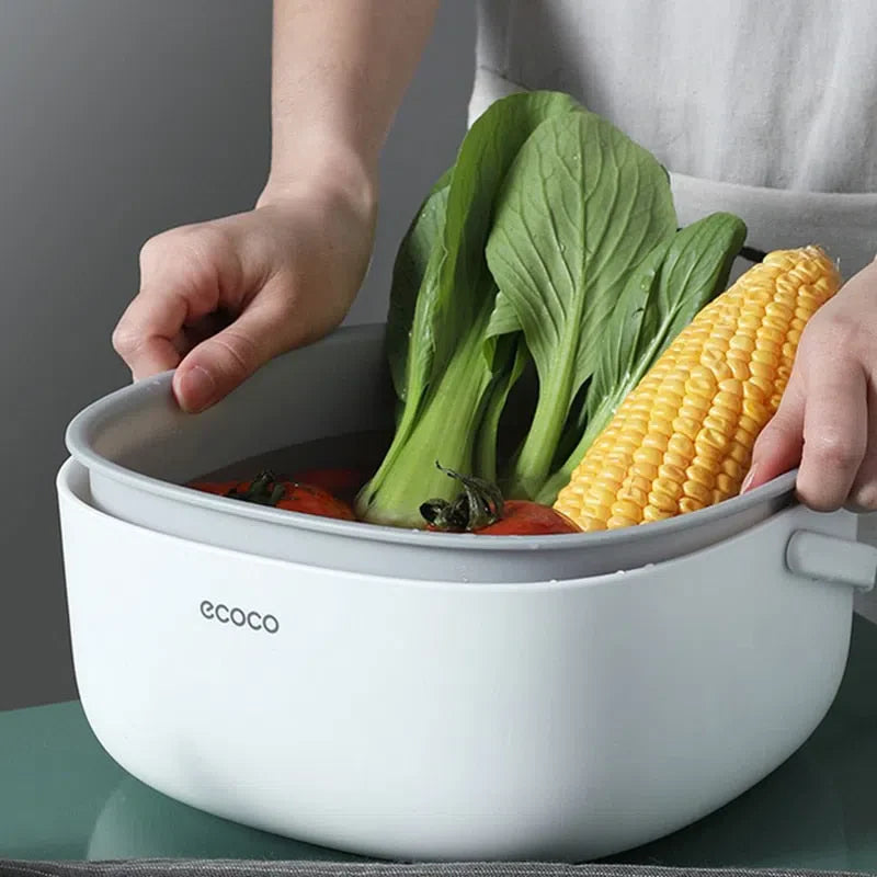 Escorredor de Macarrão e Alimentos – Cesta de Cozinha com Design Prático