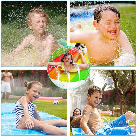 Escorregador Aquático Divertido com Jato de Água para Crianças