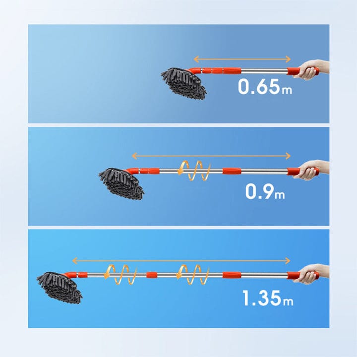 Escova Retrátil para Lavagem de Carro com Dupla Camada