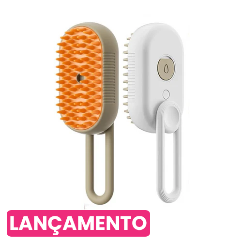 Escova Vaporizada para Cães e Gatos - Higiene e Estilo
