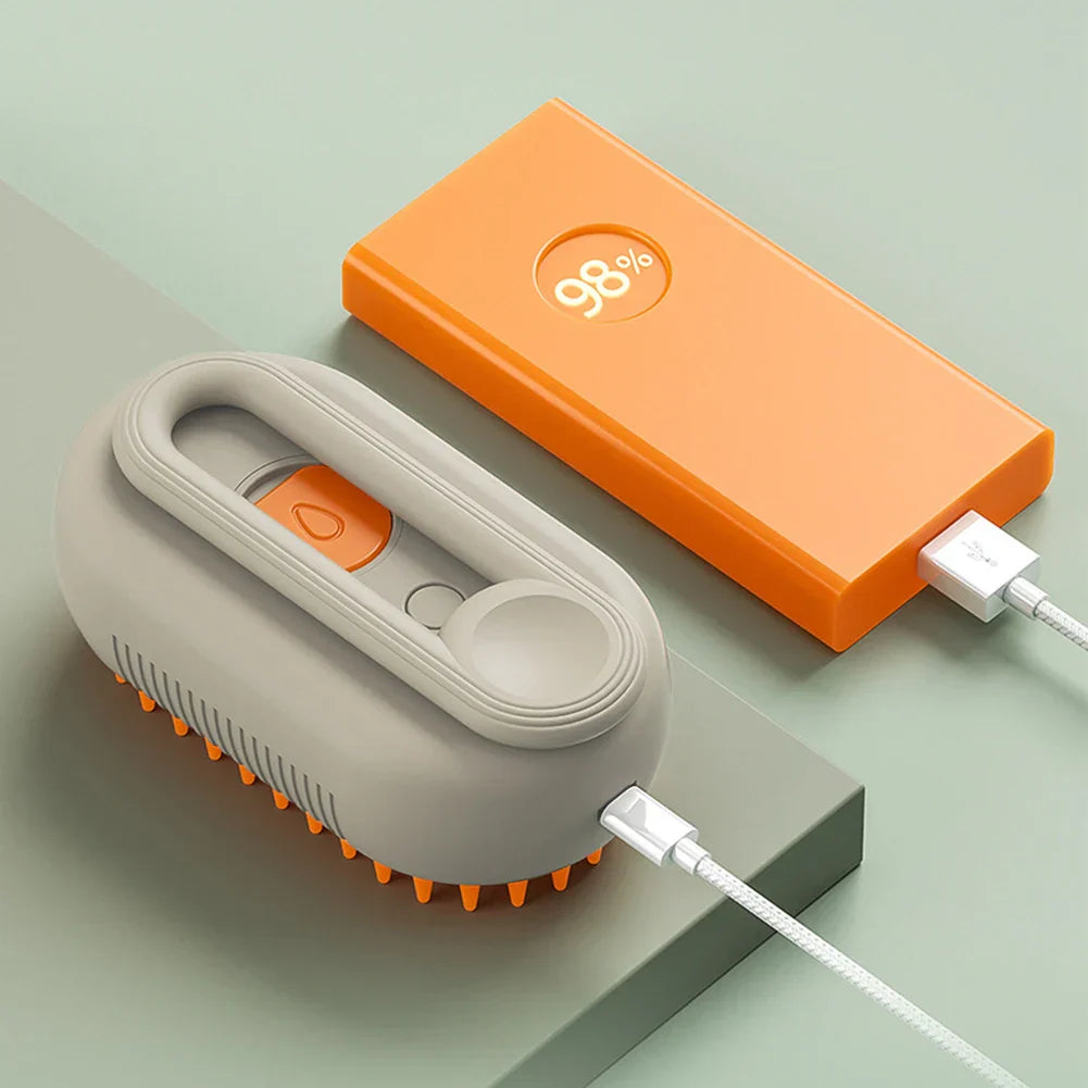 Escova Vaporizada para Cães e Gatos - Higiene e Estilo