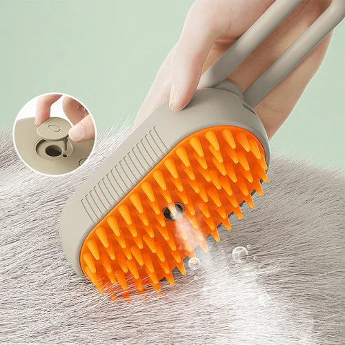 Escova Vaporizada para Cães e Gatos - Higiene e Estilo