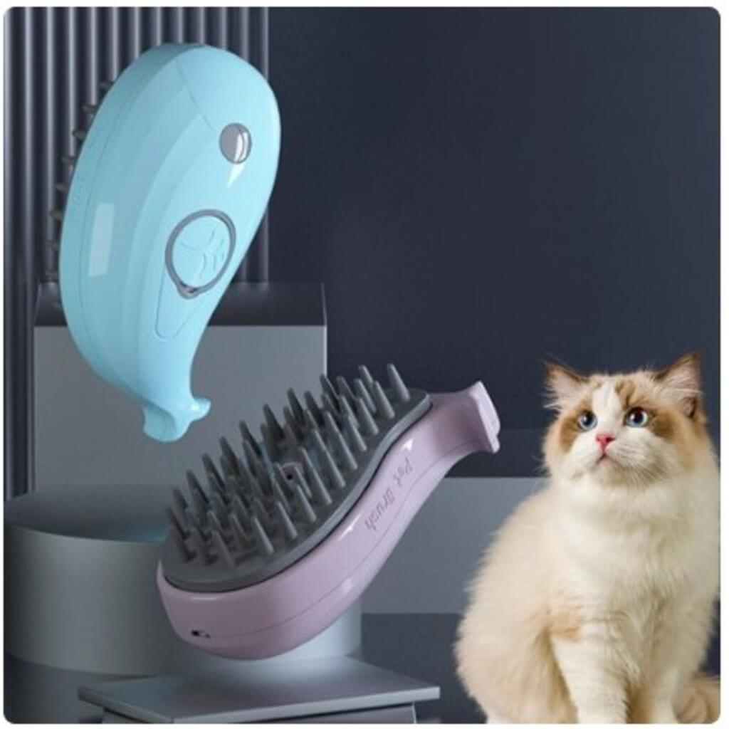 Escova a Vapor para Higiene de Cães e Gatos - Escova Pet Eficiente