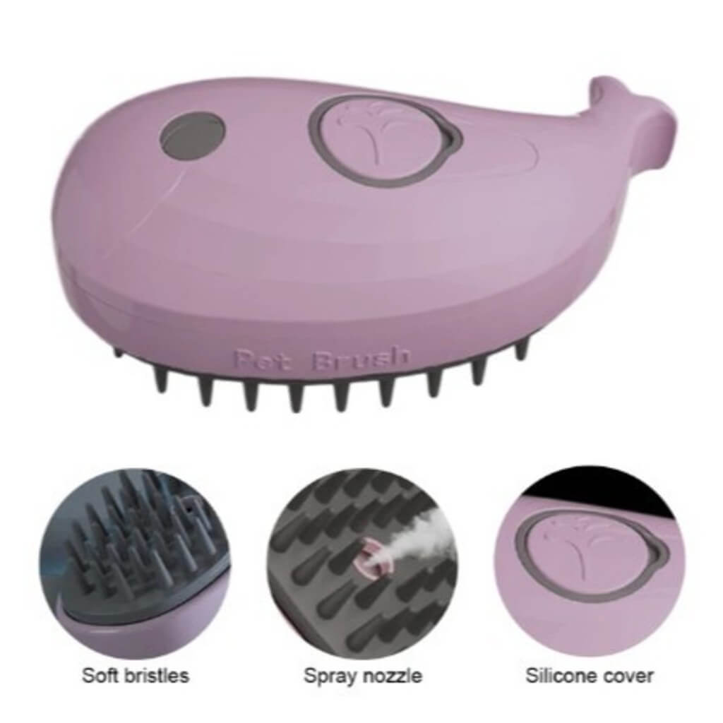 Escova a Vapor para Higiene de Cães e Gatos - Escova Pet Eficiente
