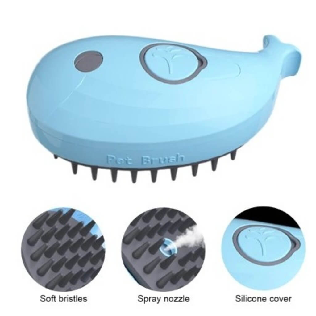 Escova a Vapor para Higiene de Cães e Gatos - Escova Pet Eficiente
