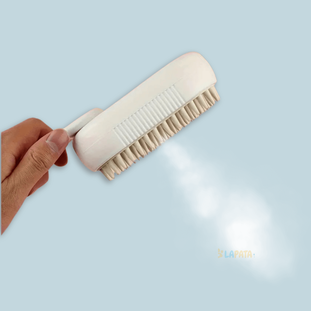 Escova a Vapor para Pets com Spray – Limpeza e Cuidados para Animais de Estimação