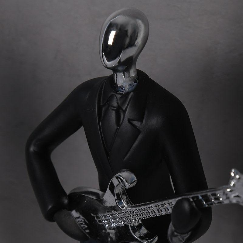Escultura de Músicos en Resina - Arte Decorativo para Amantes de la Música